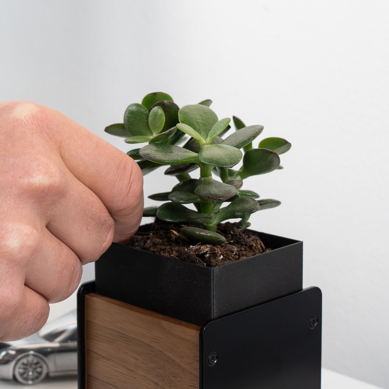 Desk outlet Planter